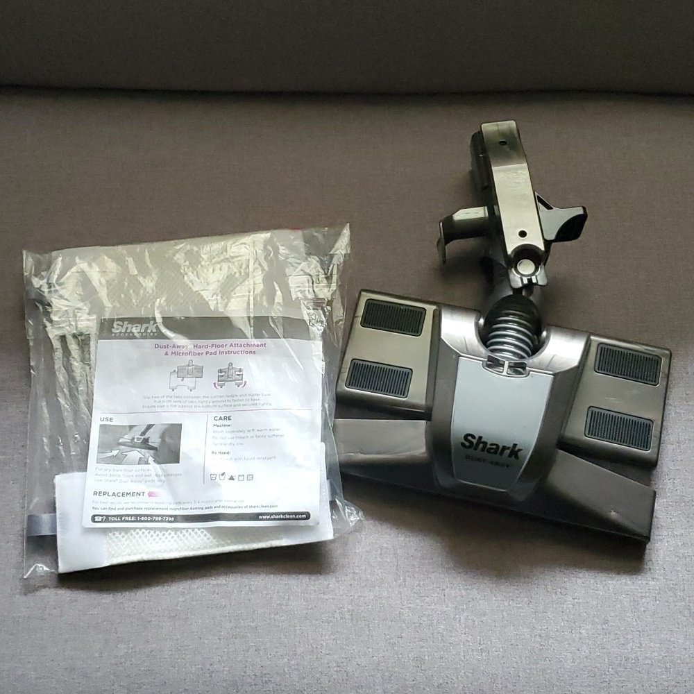 Shark dust-away hard-floor attachment & microfiber pad instructions